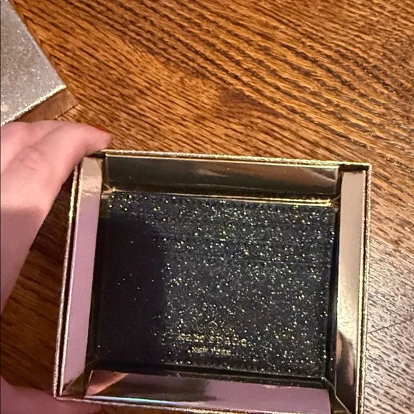 Kate spade black glitter slim cardholder - Picture 1 of 3